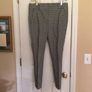 Ann Taylor Loft - Marisa skinny - black/white - size 8